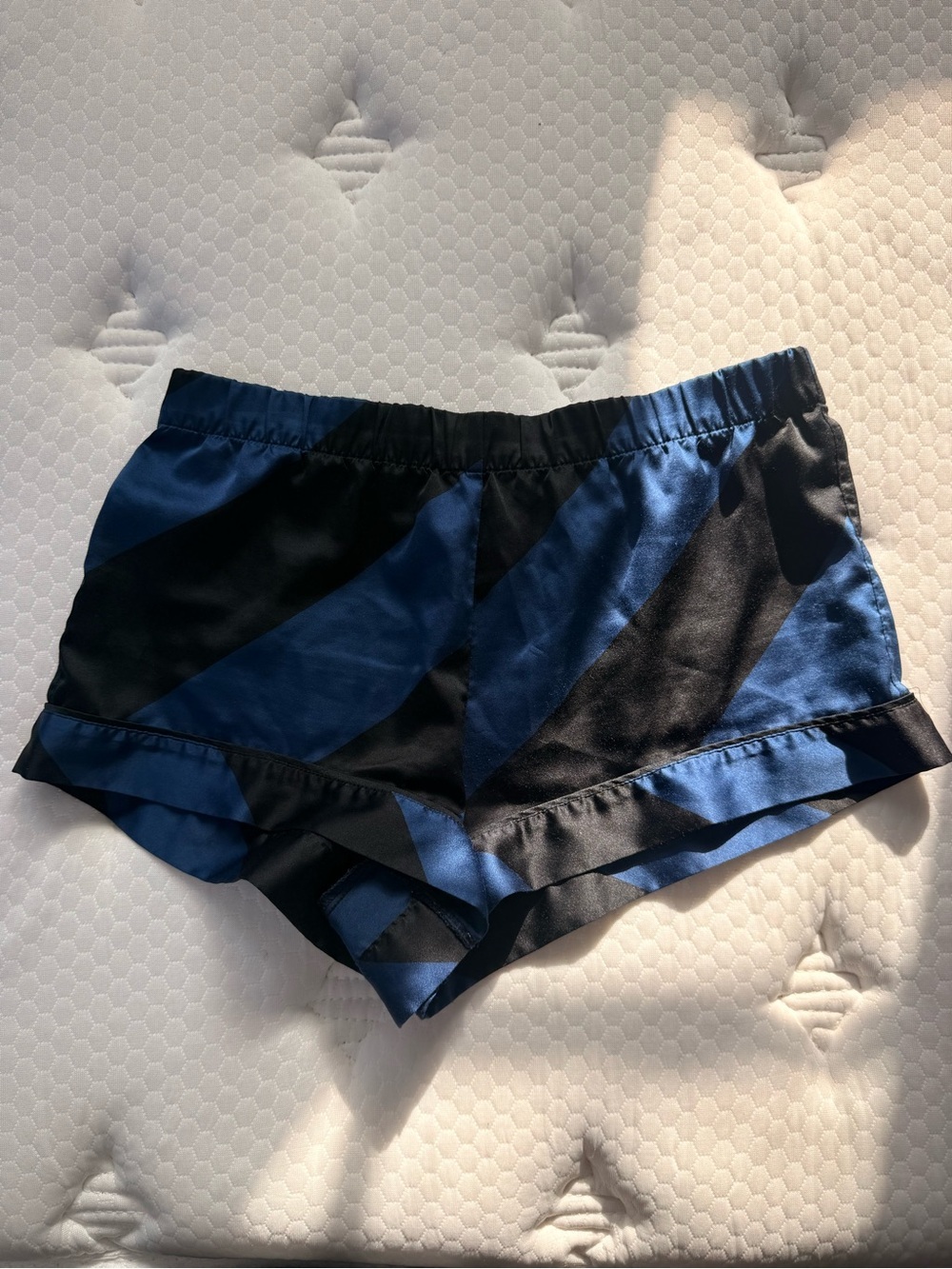 Victoria's Secret Blue and Black Athletic Shorts